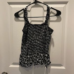 Small black and white tank